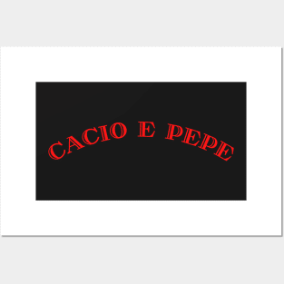 Cacio e pepe pasta - Cacio e pepe food Posters and Art